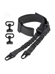 Hunting Accessories Military Adjustable 2 Points Gun Sling Shoulder Strap Belt with 2pcs Mlok QD Hooks Sling for Airsoft Weapons