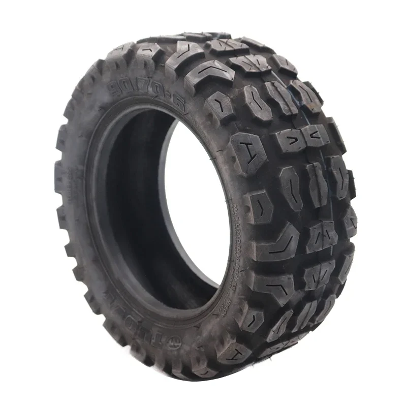 90/70-6 Anti-skid Tire 90/55-6 Non-slip Off/city-road Tubeless Tyre with Valve for Electric Scooter Motorcycle Accessories