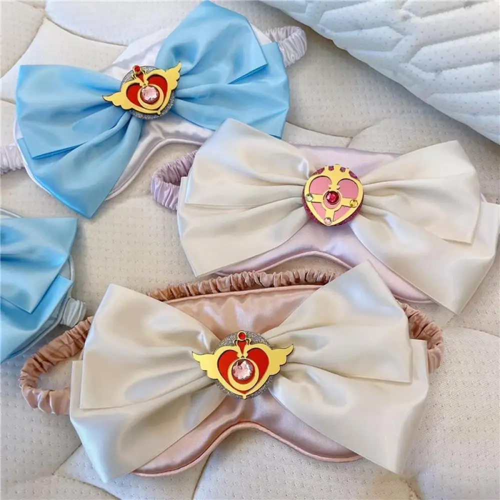 Sailor Moon imitate real silk texture of material bow eyeshade shading comfortable Anime periphery Creative Design birthday gift