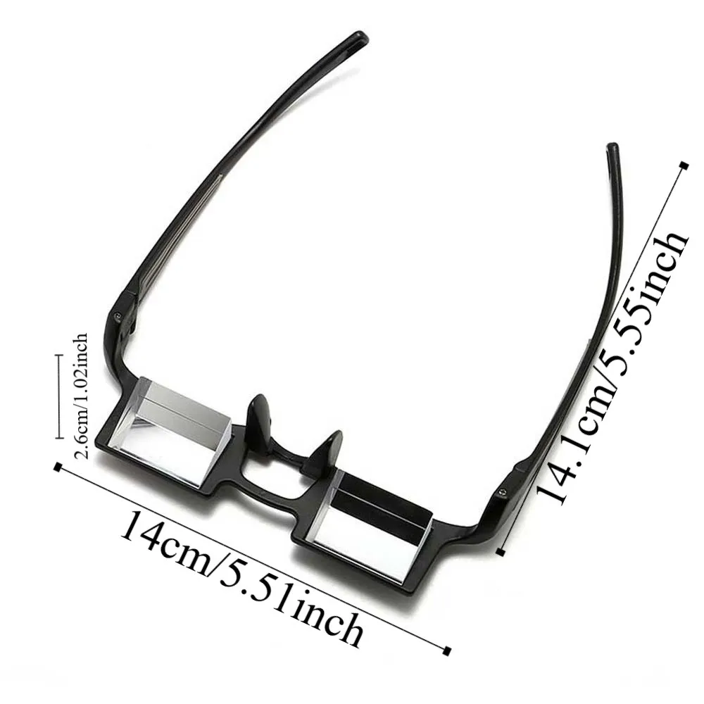 オフィス合金怠惰な屈折メガネ超軽量マット横たわるメガネ HD 防水ユニセックス読書眼鏡ギフト