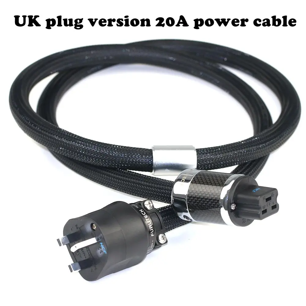 FURUTECH Alpha PS-950-18 ALPHA-OCC UK Plug version 20A Plug-in power Cable Upgrade Cable HiFi power Blaster CD power cable