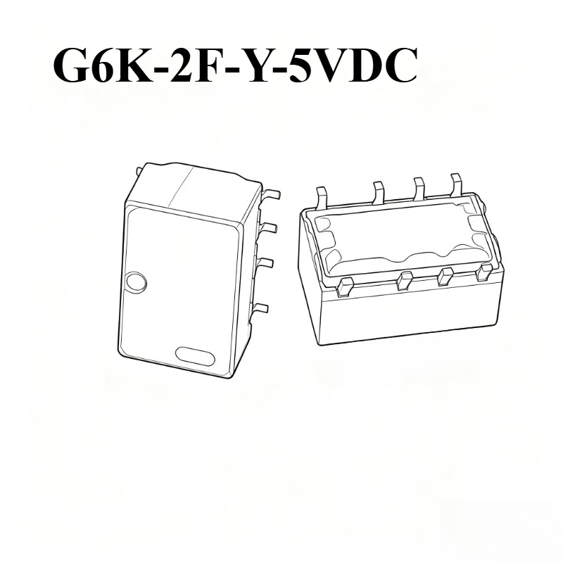 5PCS-10PCS/Lot New Original Signal Relay G6K-2F-Y-5VDC G6K-2F-Y-5 G6K-2F-Y G6K2FY G6K-2F G6K 2F 5VDC DC5V 5V SOP-8 signal relay