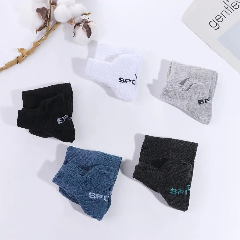 Chaussettes de sport en coton respirant pour hommes, chaussettes décontractées en maille, chaussettes athlétiques d'été, chaussettes courtes à coupe fine, haute qualité, lot de 10 paires