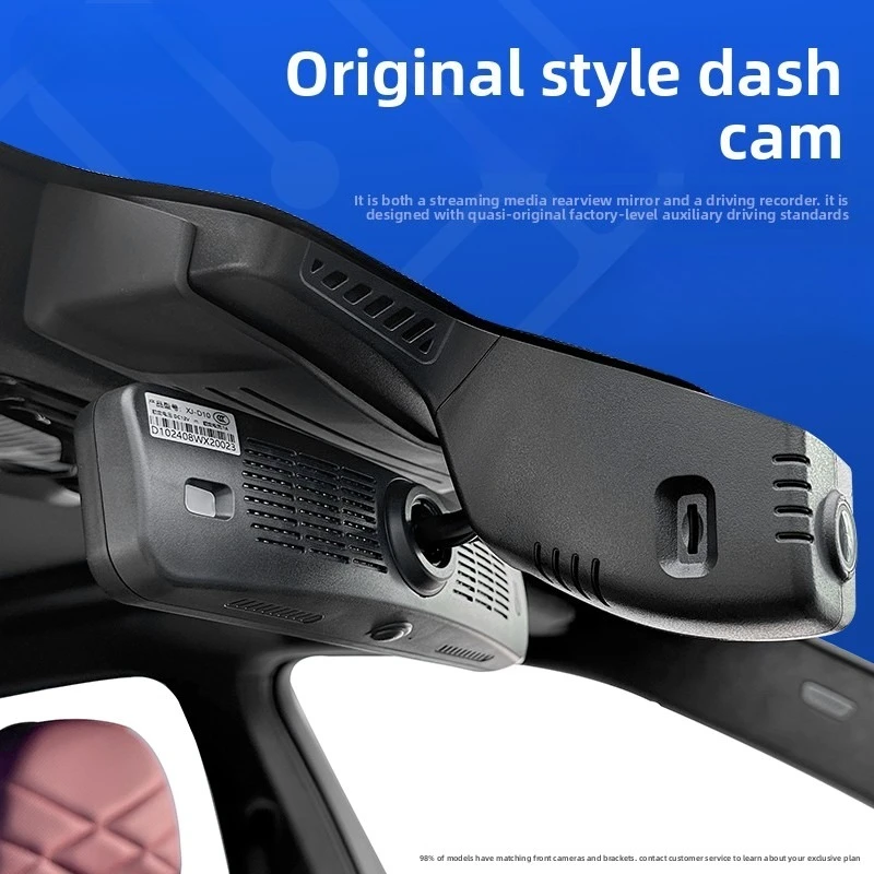 For BMW X1 X3 X5 7 Series Digital Signal Streaming Rearview Mirror Dash Cam HD Night Vision Loop Recording Car Accessories