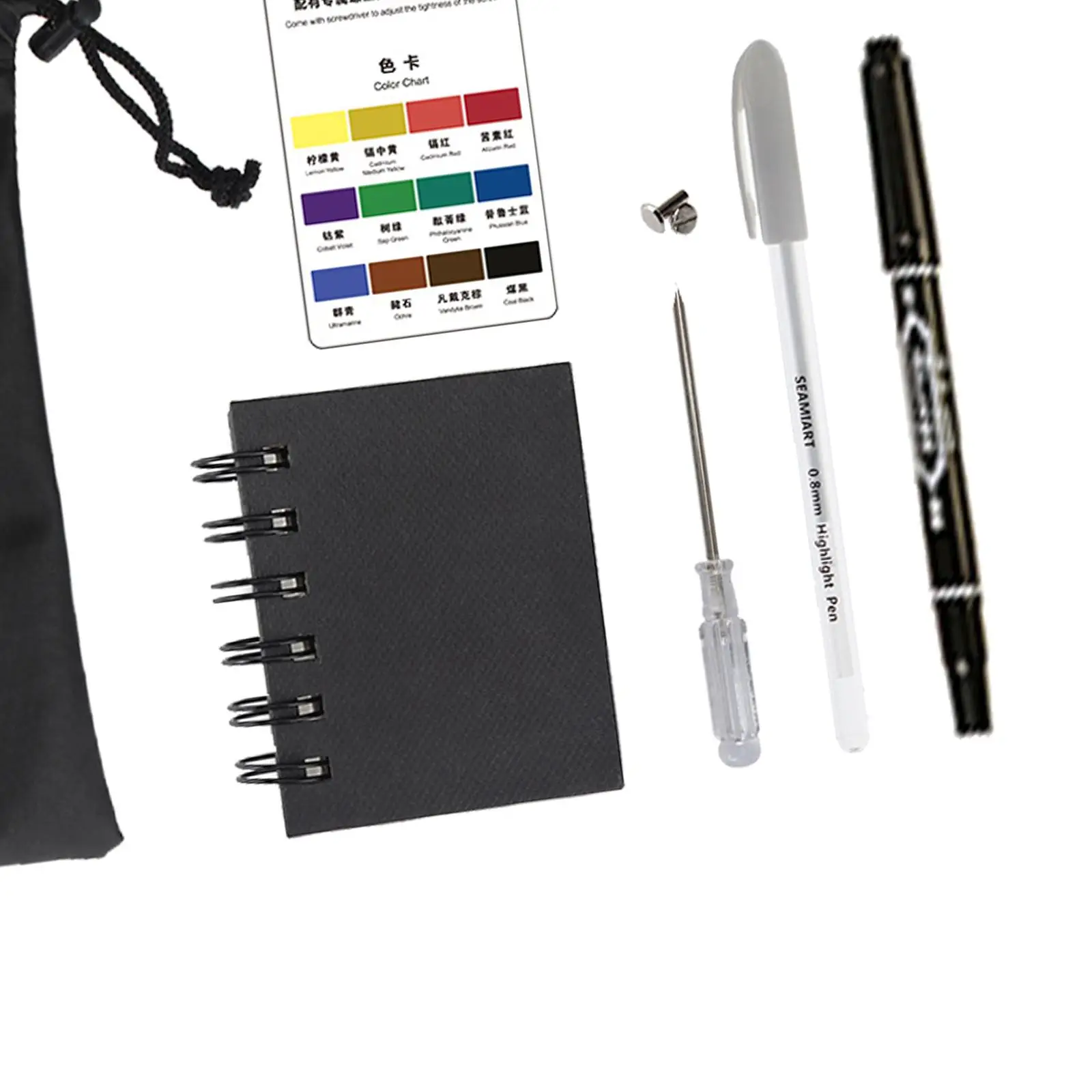 with Transparent Acrylic Painting Brush Pigment Solid Set Water Color for Travel Beginners
