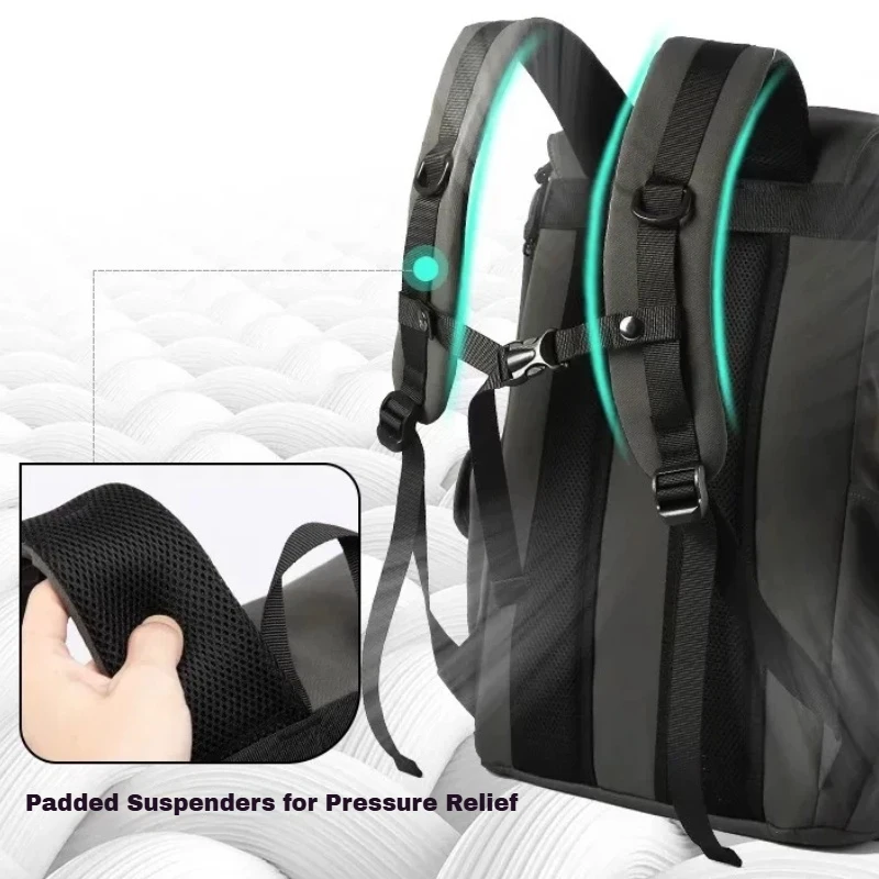 2026 New Men'S Large Capacity Travel Bag, Lightweight Backpack, Outdoor Travel Workwear Backpack, Backpack, Backpack