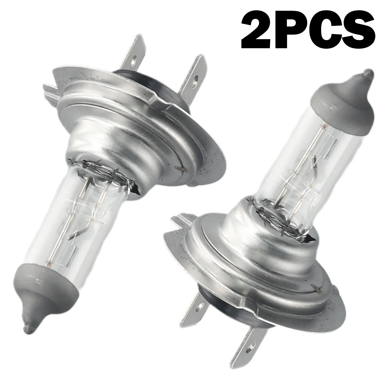 

2Pcs Set 12V Car H7 Xenon Headlight 55W 6000K Halogen White Light Lamp Bulbs High & Low Beam For Cars With 12V Battery Voltage