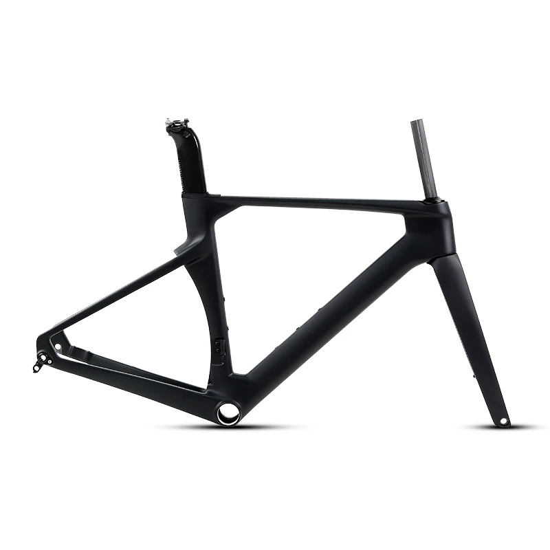 

Hot Selling R10 Bicycle Frame Black Without Decals Carbon Road Bike Frame 700C Racing Bike Frame For Sale