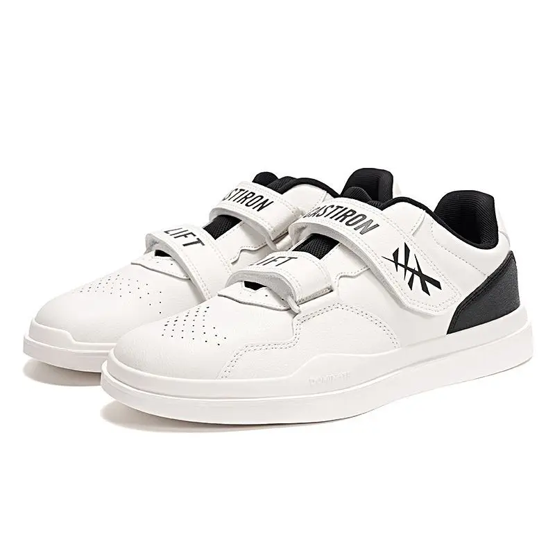 2025 أحذية تدريب الوزن الجديدة للرجال ماركة أحذية لياقة بدنية داخلية أحذية رياضية أبيض وأسود أحذية القرفصاء الصلبة