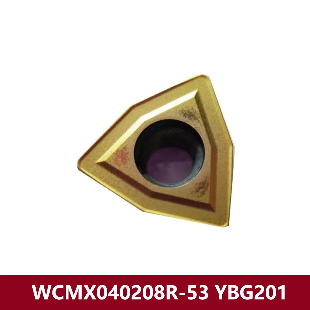 

WCMX 040208 R Оригинал WCMX 040208 R-53 YBG201 U Твердосплавные вставки для сверл WCMX 040208 R 53 Токарный станок с ЧПУ для резки WCMX0402