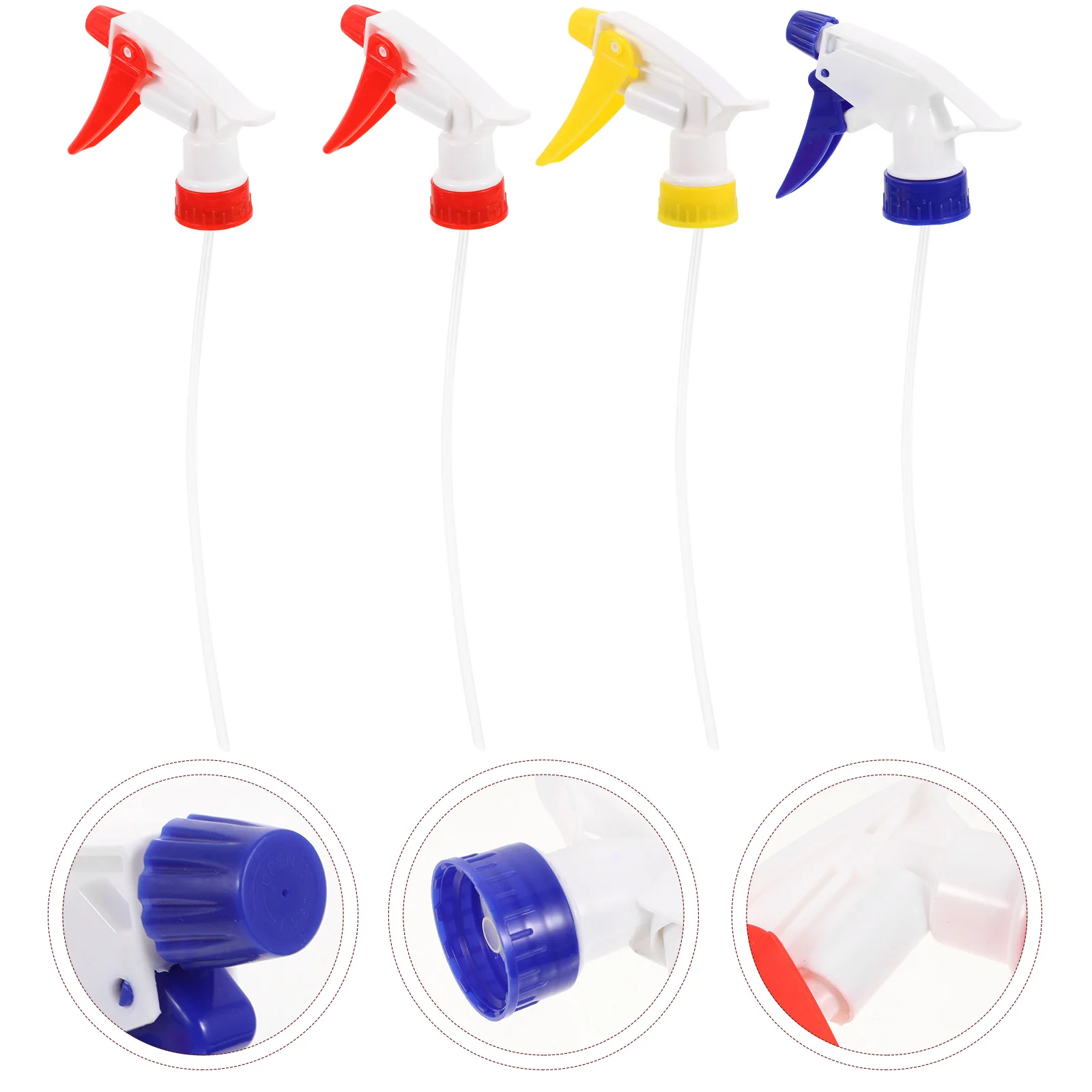 

4pcs Plastic Spray Bottle Heads Fine Mist Sprayer Nozzle for Essential Oil Cleaner Aromatherapy Room Plant Perfume