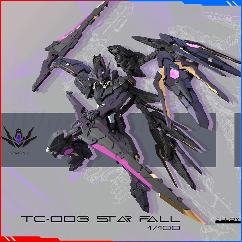 IRON TOYS TC-003 Star Fall Action Figure 1/100 Scale Alloy Skeleton Assembly Model Mecha Children Toys Room Dercor Birthday Gift