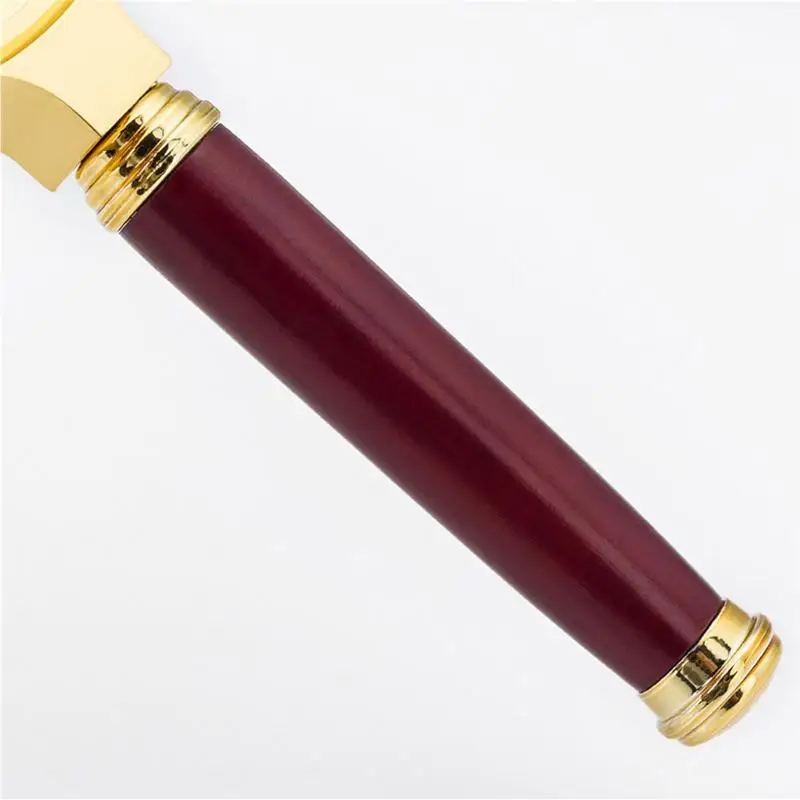 10X Handheld Magnifier With Wooden Handle 60mm Magnifying Glass Retro for Home Learning Reading