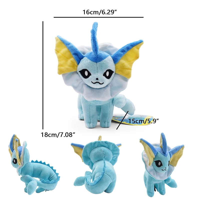 9 Pcs/Set Eevee Pokemon Plush Toy Umbreon Espeon Glaceon Flareon Leafeon Vaporeon Jolteon Sylveon Stuffed Toys Collection