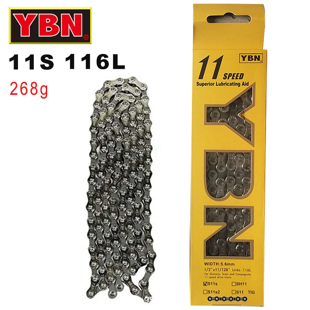 YBN current 12v mtb bike Chain Original Bicycle Chain 126 Links 12v 11v 10v 9v 8v Chains with Magic Button for SRAM SHIMANO