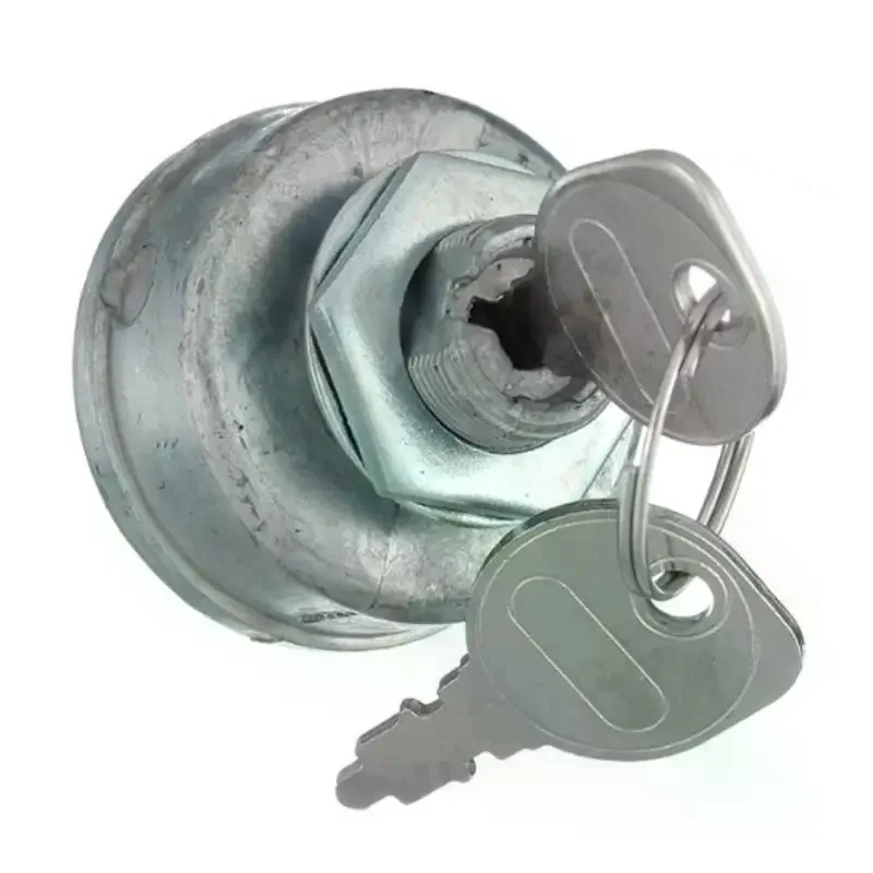 Interruptor de Repuesto para Cortacésped: Interruptor de Encendido con Llave y 5 Terminales de Pala para Cortacésped 725-0267 925-0267A