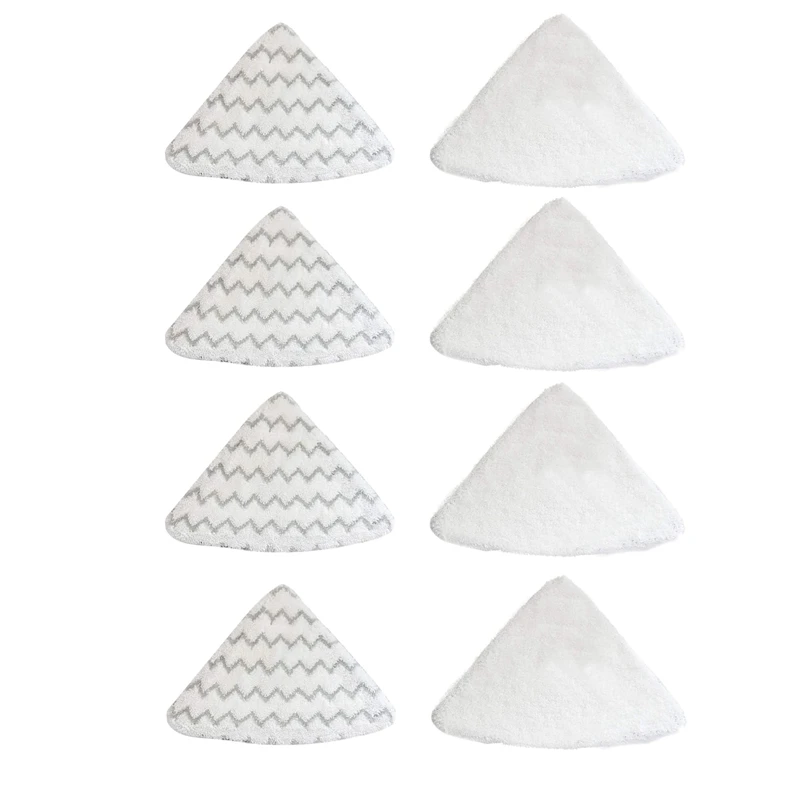 4 Pairs Of Steam Mop Replacement Pads For Bissell Poweredge And Powerforce Lift-Off Steam Mop 2078 2165 20781 Series