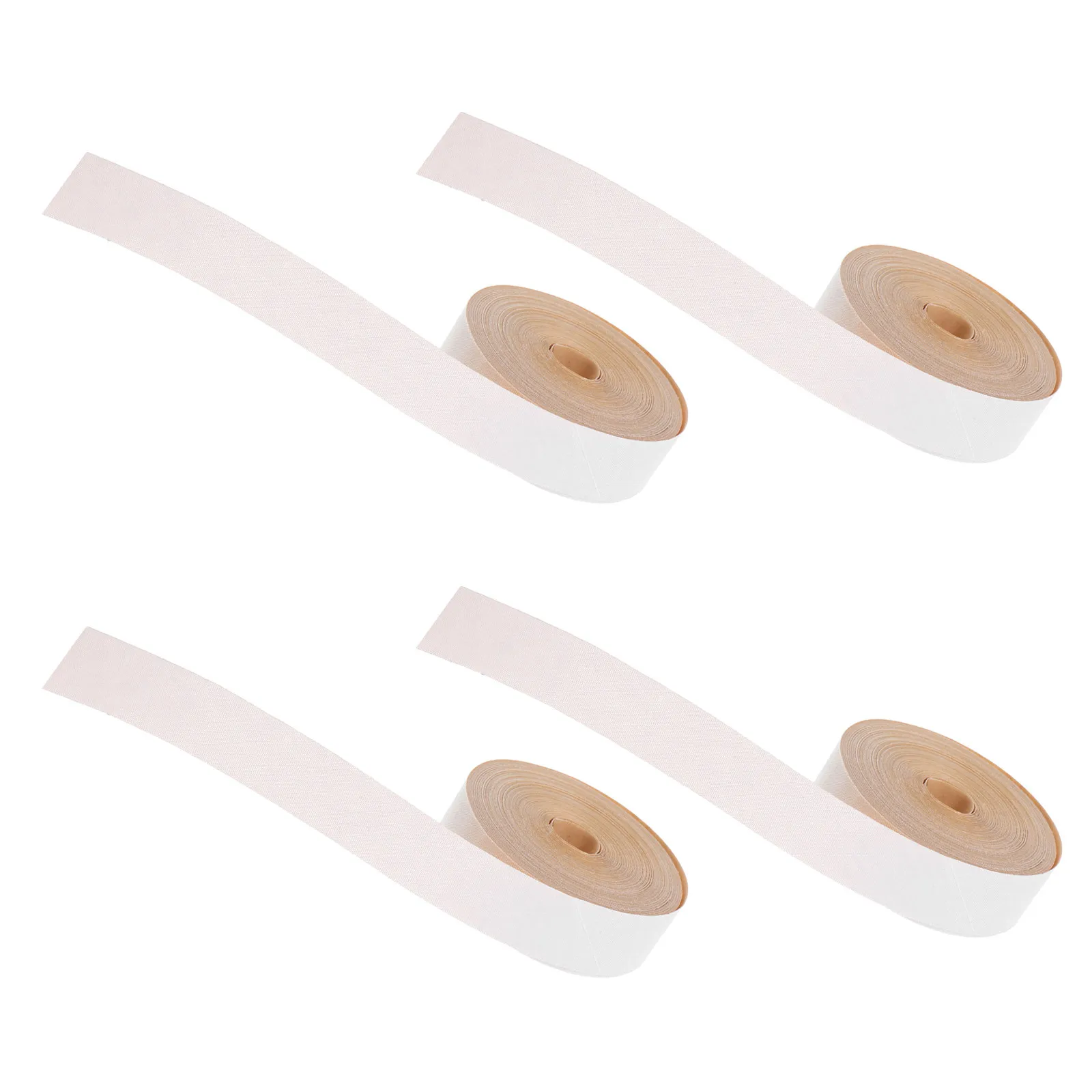 

4 рулона самоклеящейся тесьмы для подгибки края ткани, для абажуров, штор, платьев, брюк, для ремонта и шитья своими руками, без глажки и пришивания