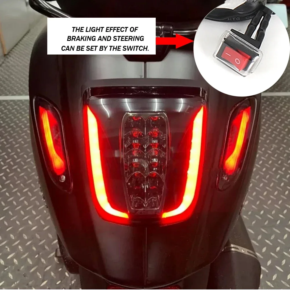 Motorcycle Brake Tail Light Turn Signals LED Integrated New For Vespa Sprint Primavera 150 125 SPRINT PRIMAVERA