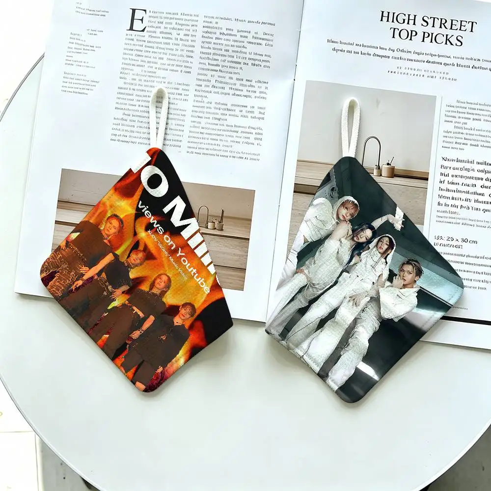Popular K-pop Group X-XLov Reusable Hanging Kitchen Towel, Polyester Cotton Soft Fabric for Office Home Daily Life