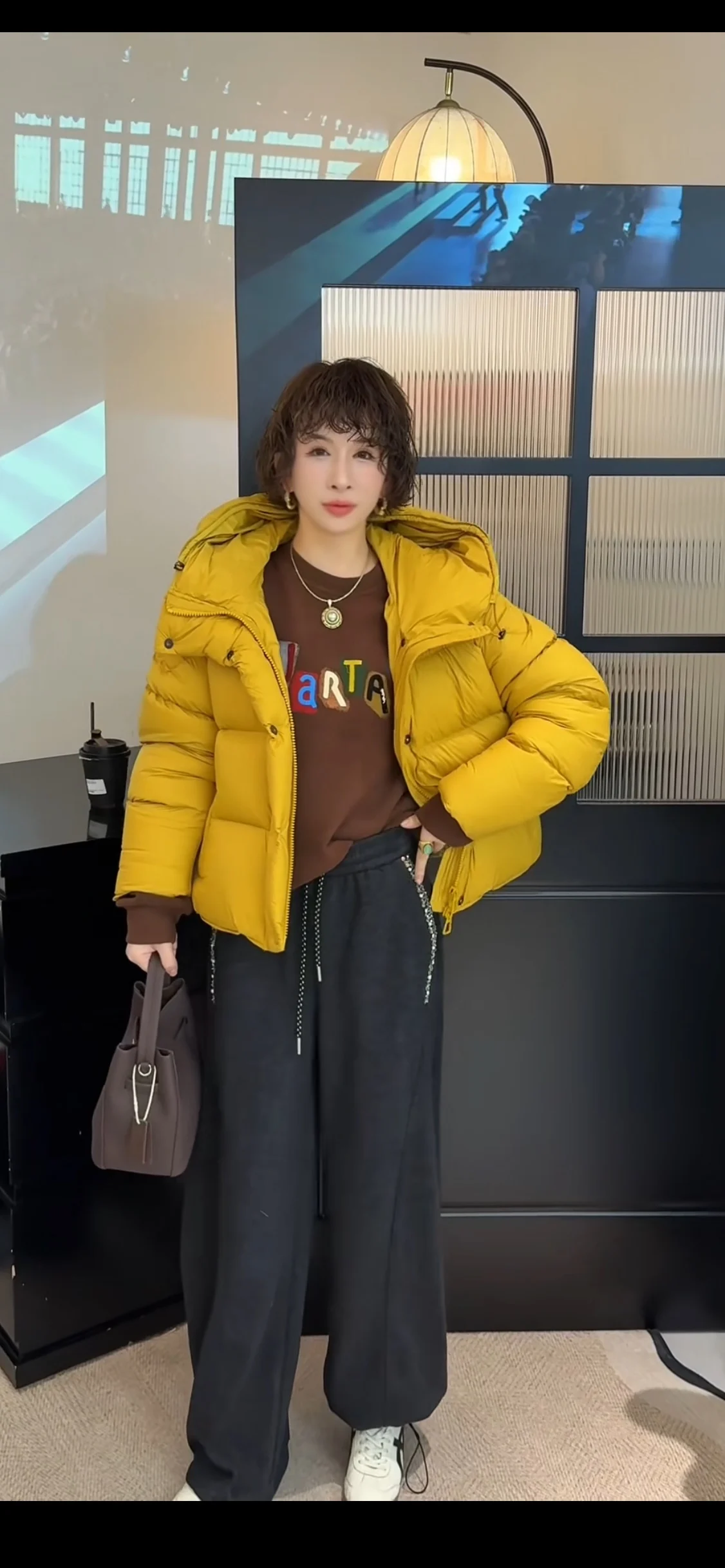 

Winter New Faion Loose Casual Pure Color Design down Jaet Women's Vest Versatile Outerwear Sli Comfortable Fit