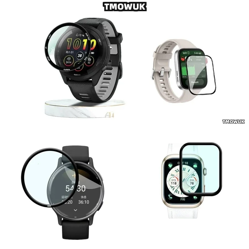 

Для Garmin Vivoactive 5 6, Samsung Fit 2 3, Huawei Watch D FIT2, Redmi Watch5 Lite - Высокоэффективная мягкая гибкая защита экрана