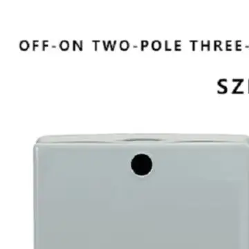 Industrial Grade 3-Pole Load Break Switch SZD11 Model 63A 660V Rated Working Current with Waterproof Protective Box