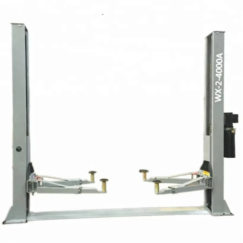 Offres spéciales atelier hydraulique 2 poteaux palan de levage de voiture/pont de levage de voiture 220v WX-2-4000A 4000KGS