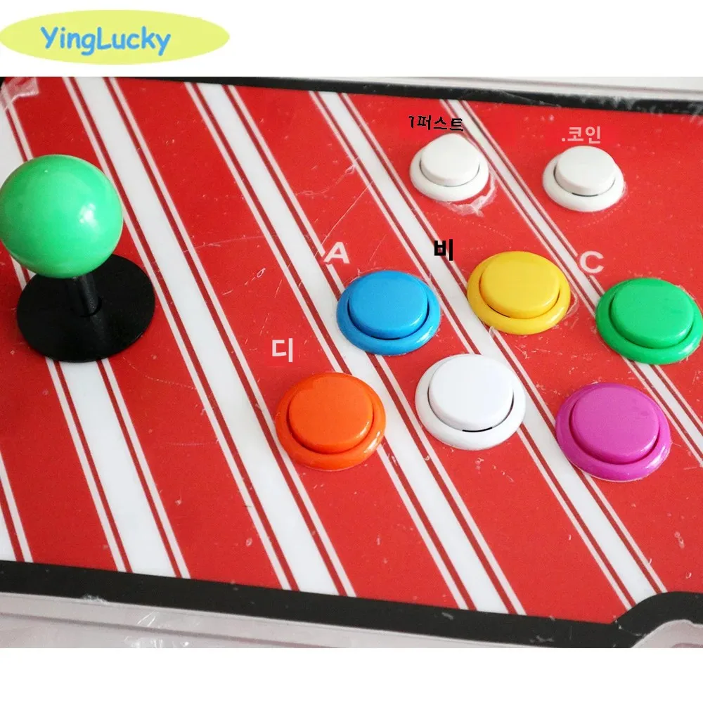 Arcade 2 Player Zero Delay Kit Mando Arcade Usb Encoder To Pc Rasberry Pi SANWA Push Button Joystick Usb Arcade Cabinet