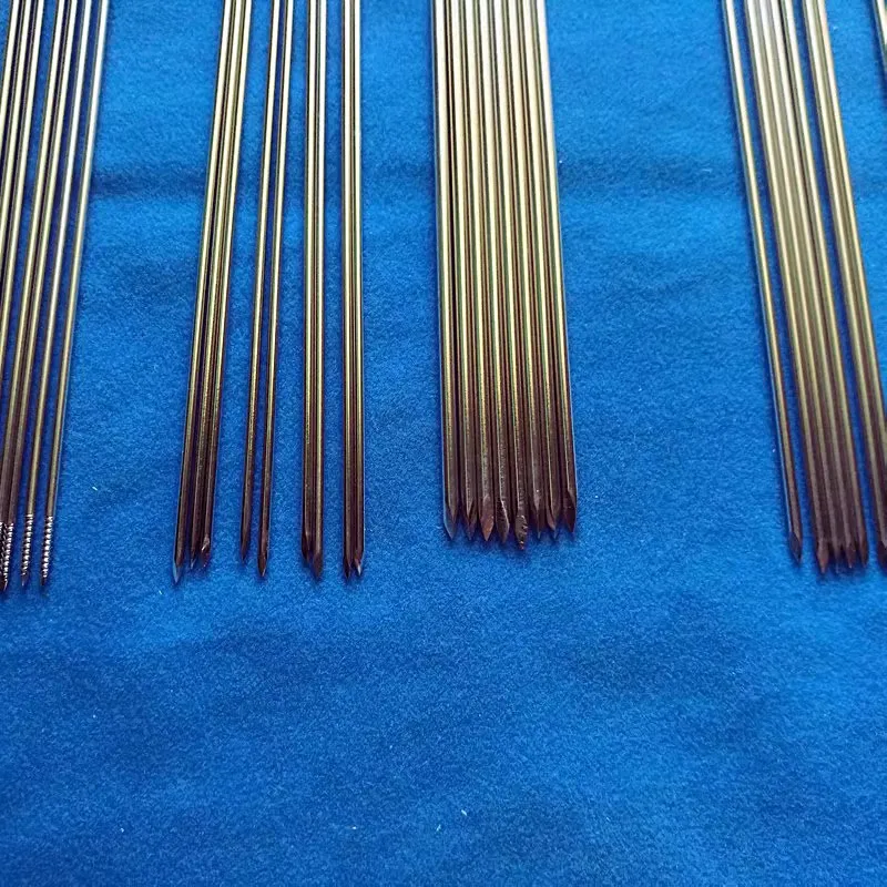 10 قطعة الجراحة البيطرية K-Wire العظام كيرشنر سلك دبابيس Trocar أطراف واحدة أدوات بيطرية