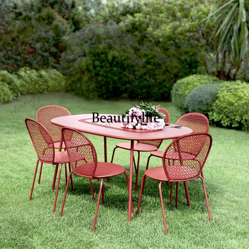 Conjuntos de Muebles de Jardín Naturales, Sillas Retro para Exteriores, Conjuntos de Muebles de Jardín de Ratán, Muebles de Patio para Jardín