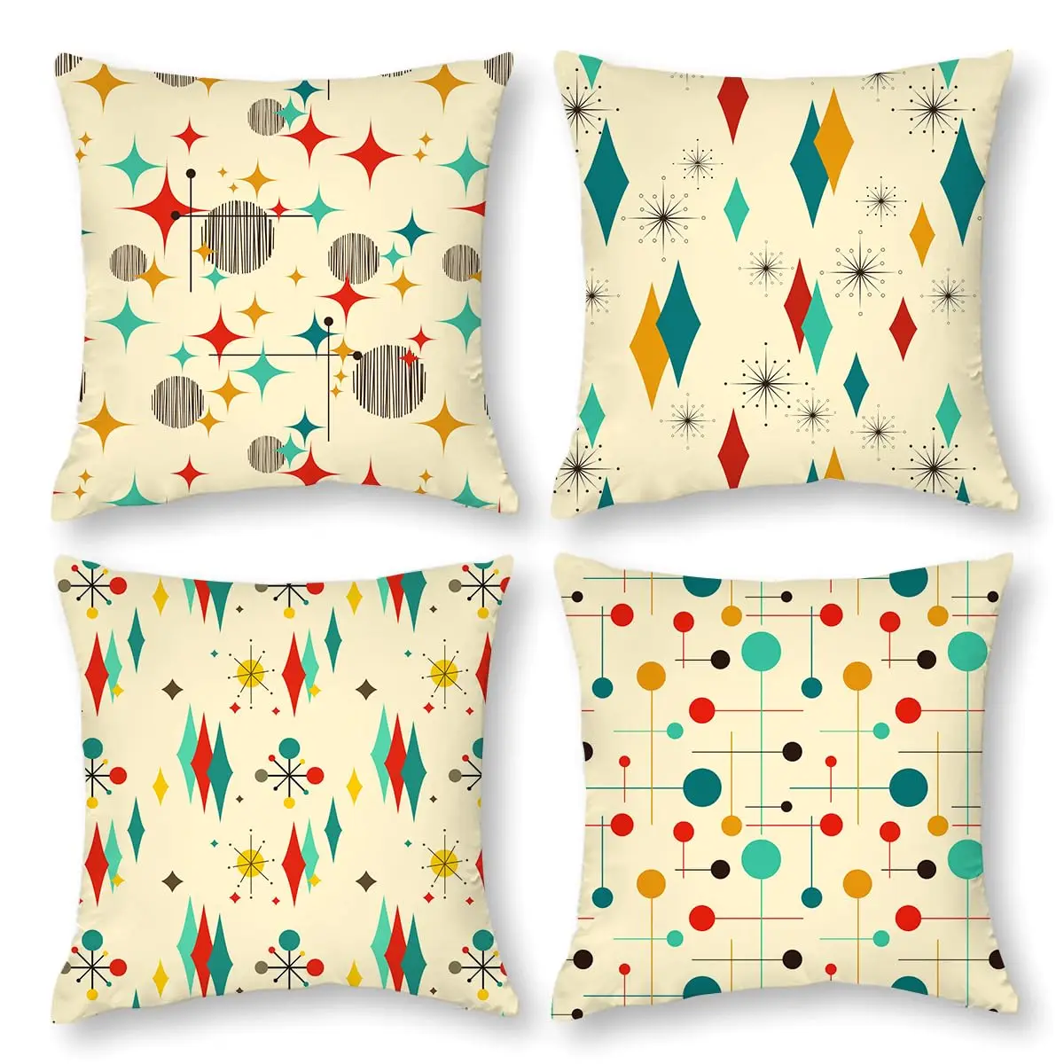 

Домашний декор, ретро геометрический узор, наволочки с цифровым принтом, чехол для подушки с рисунком, подходит для дивана, спальни, автомобиля, наволочки