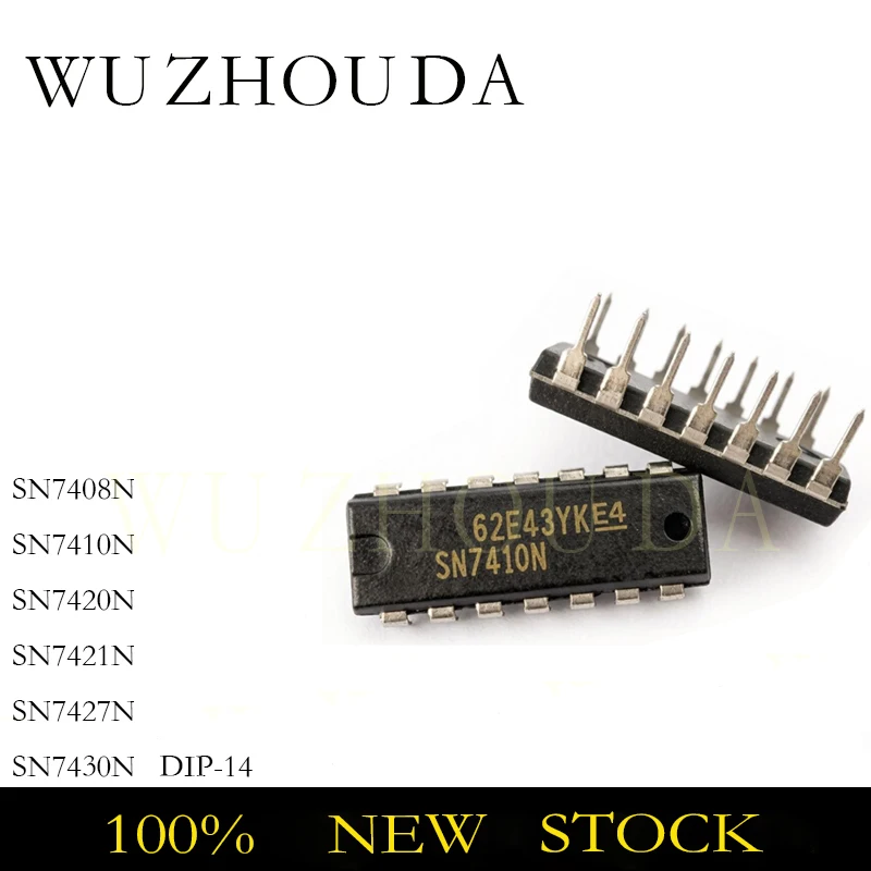 10PCS SN7408N SN7410N SN7420N SN7421N SN7427N SN7430N DIP-14 IC CHIP NEW STOCK