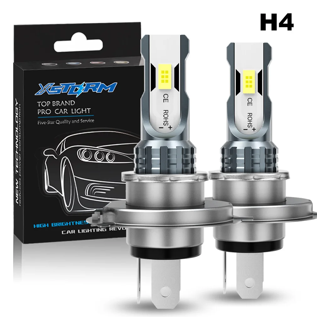 XSTORM H7 LED-Nebelscheinwerfer H4 H11 9005 9006 LED-Scheinwerfer für Auto 80W 20000LM 6000K Auto-Frontleuchten Plug & Play 12V 24V