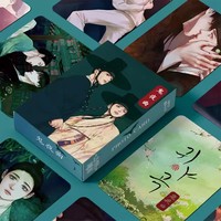 55 Pcs/Set Korean BL Manhwa Lomo Card Jaesgin Nok Comic Character HD Photo Card Fans Collection Cards