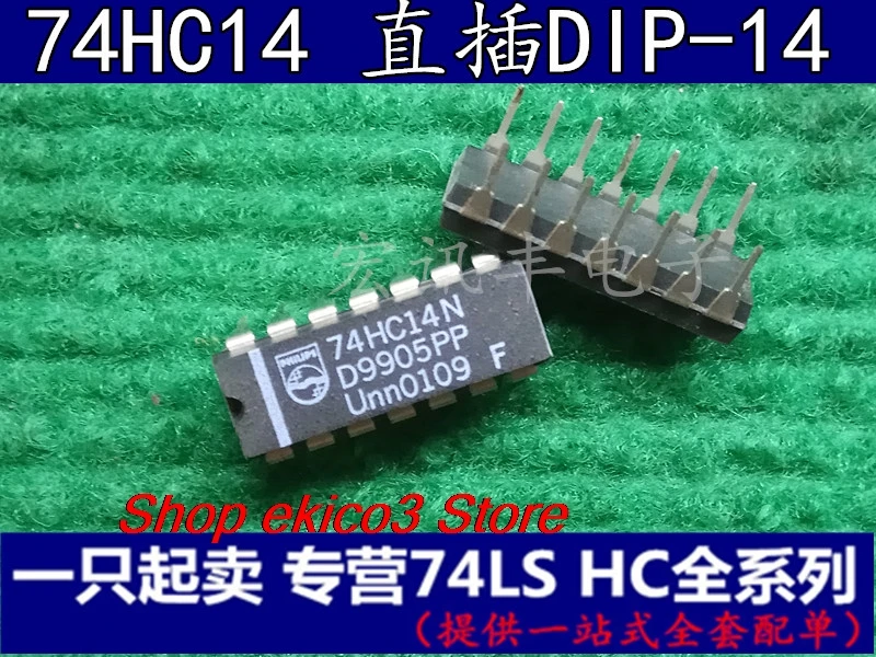 15pieces original Stock  SN74HC14N 74HC14N DIP-14