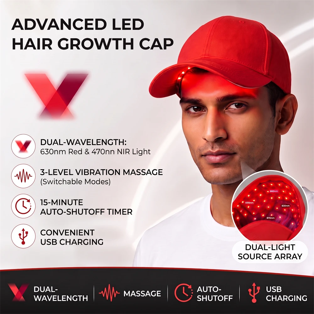Hair Care Basic - Casque de croissance capillaire à 70