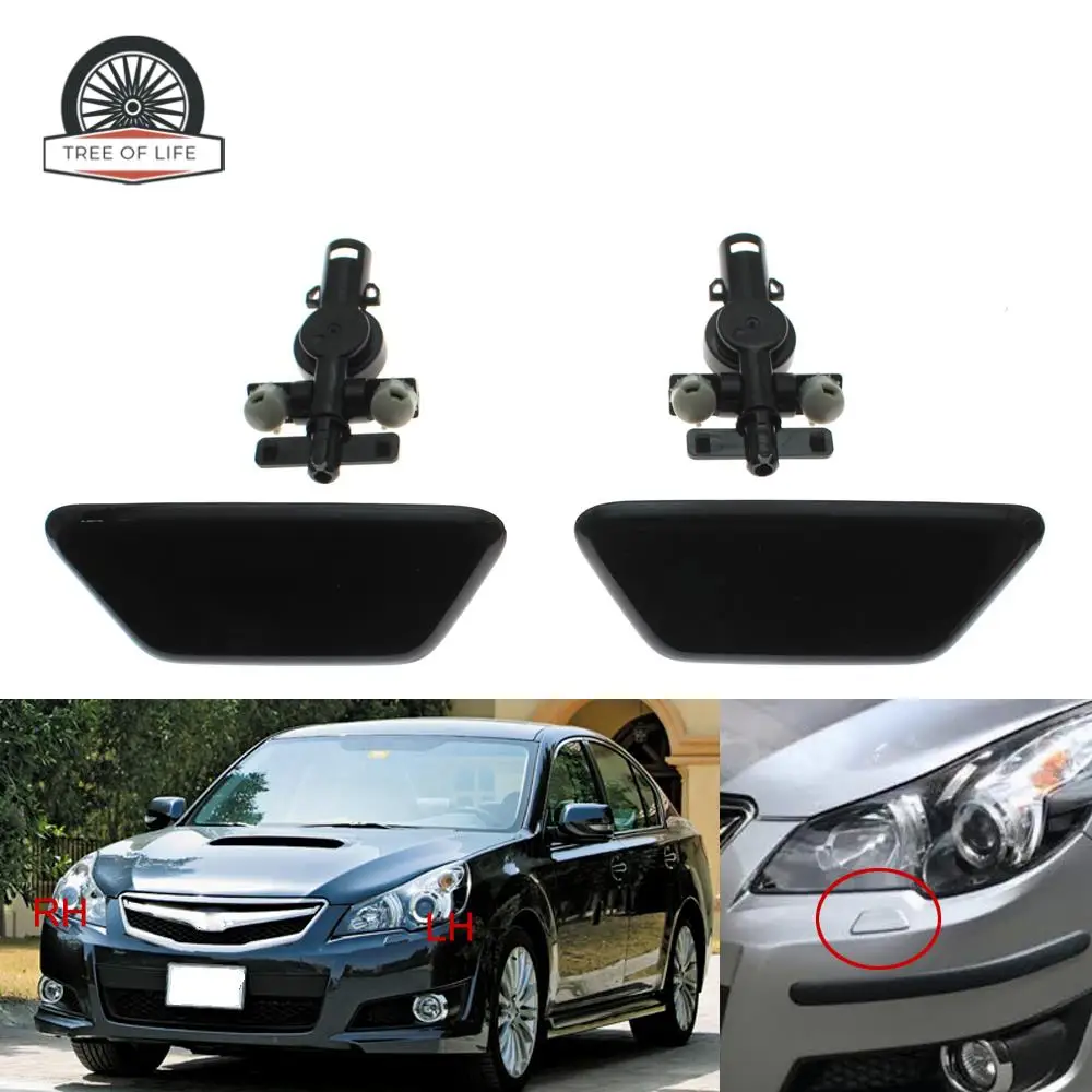 For Subaru Outback 2013 2014 Legacy GT 2010 2011-2014 86636AJ080 Front Headlight Washer Cover Headlamp Spray Nozzle Jet Cap