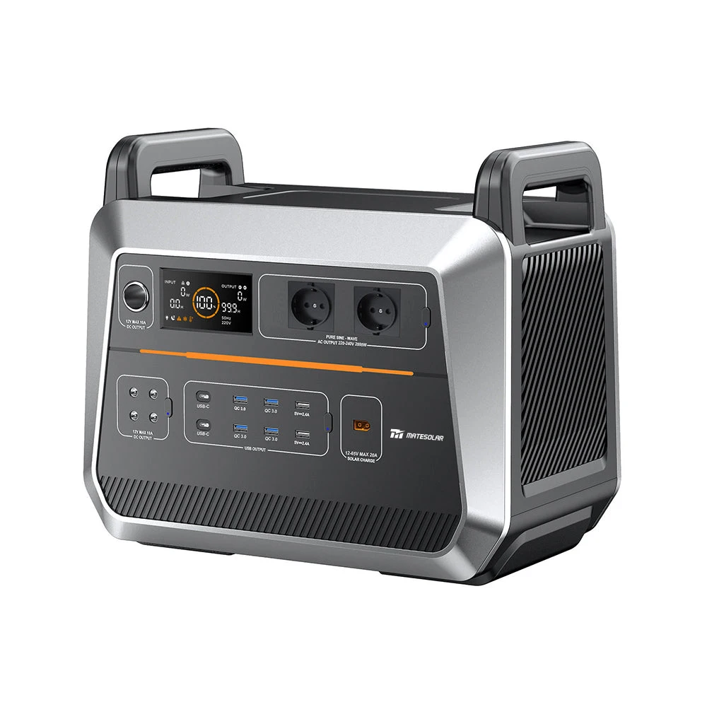 Mate Portable Power Station Generators 1000W 2000W 3000W Power Station Banks Lithium Battery