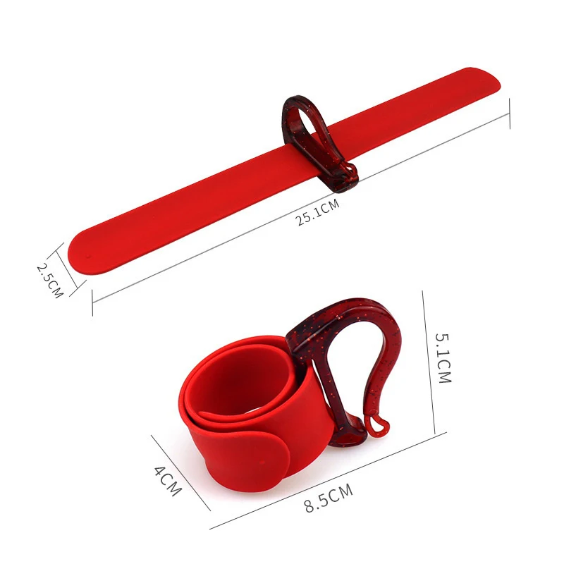 Hair Salon Stylist Bracelet Wristband Strap Belt Hanging Rubber Band Storage Barber Hairdressing Hair Styling Tools Accessories