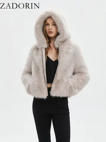 10 best sales महिलाओं के लिए सफेद फर कोट - №3