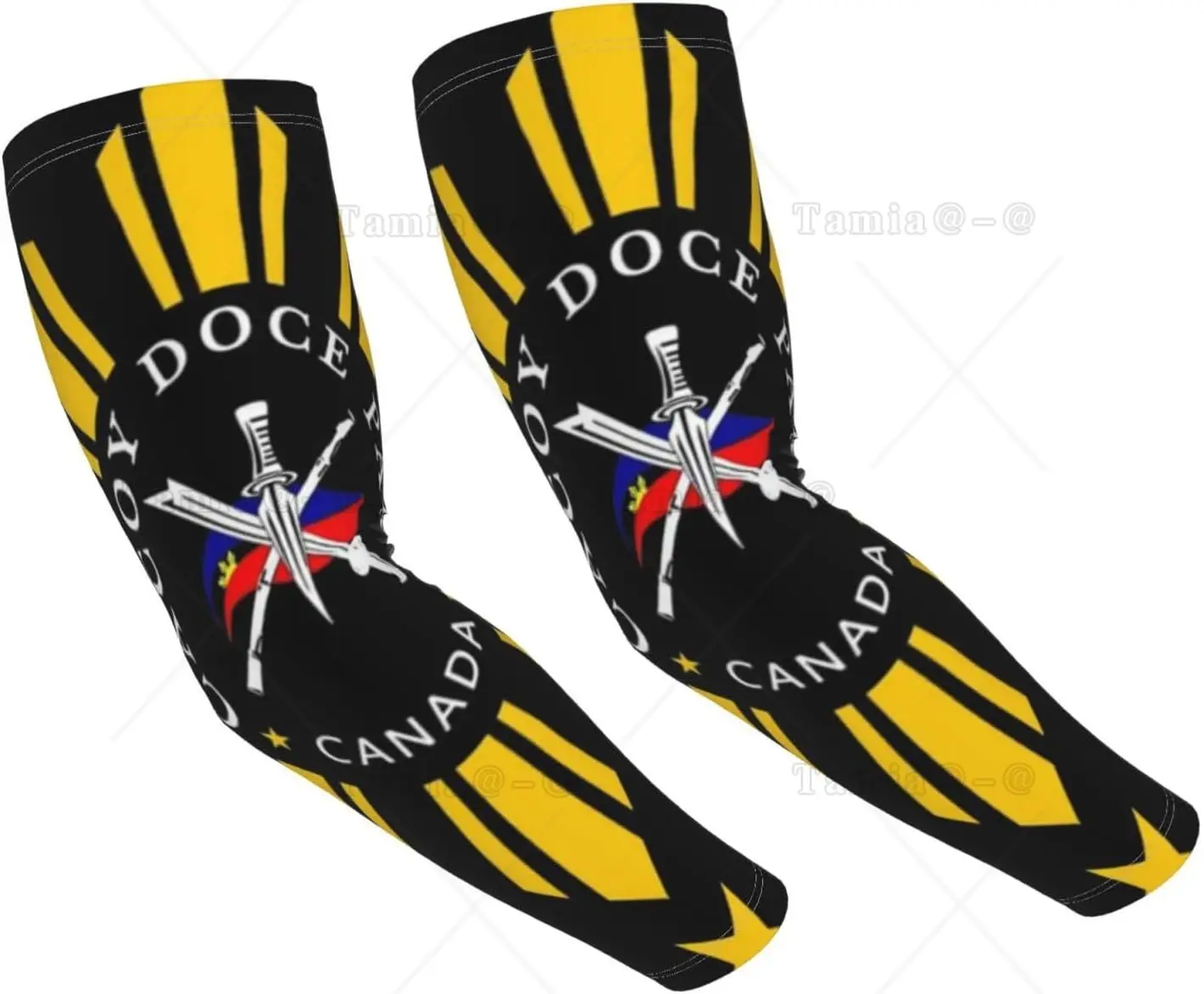 Filipina Philippines Flag Sun Stars Arm Sleeves Uv Protection Sun Unisex Sport Ice Silk Sleeves