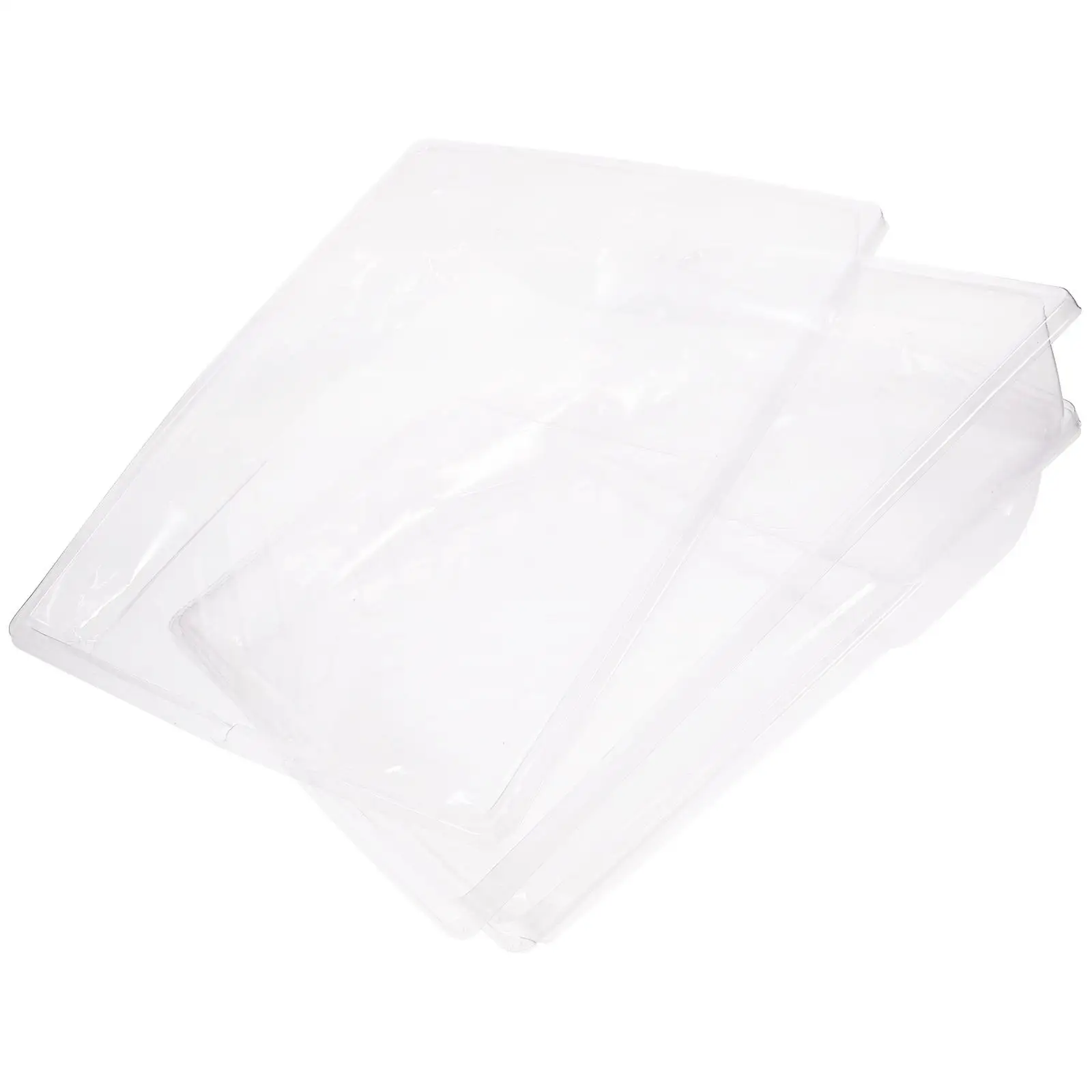 

4pcs Paint Tray Liners Transparent Reusable PVC Painting Pan Inserts for Roller Tray Liner Large Size Colors