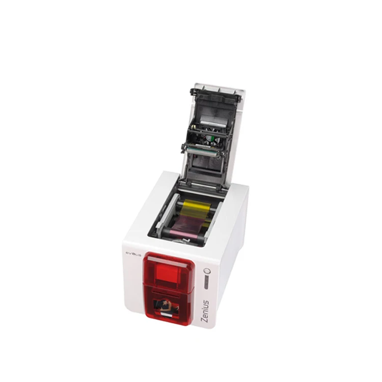 Laminated PVC Plastic PET hard  card Evolis Zenius Single Side ID card printer