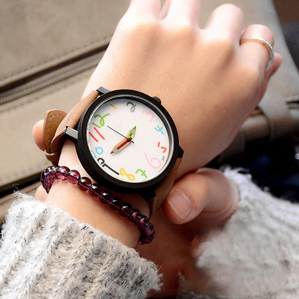 

Waterproof Watch Watches for Universal Wrist Cartoon Pattern