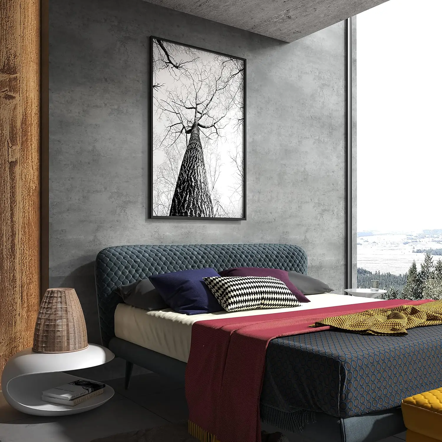 

Big Roll Waterproof Self-adhesive Tile Stickers Modern Style Gray Wallpaper for Commercial Hotel Home Renovate Decorate Stickers