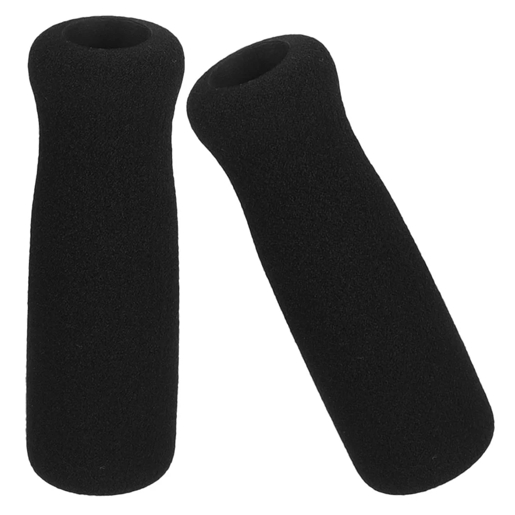 

2 Pcs Crutch Handle Cover Nonslip Grips for Walking Cane Walker Wraps Sponge Anti-skid