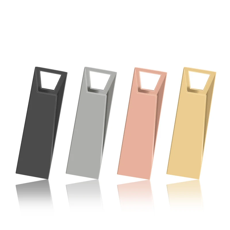 Бесплатная Лазерная Гравировка Логотип Цвет Металл USB2.0 высокоскоростной Флэш-накопитель 4 ГБ 8 ГБ 16 ГБ 32 ГБ 64 ГБ 128 ГБ