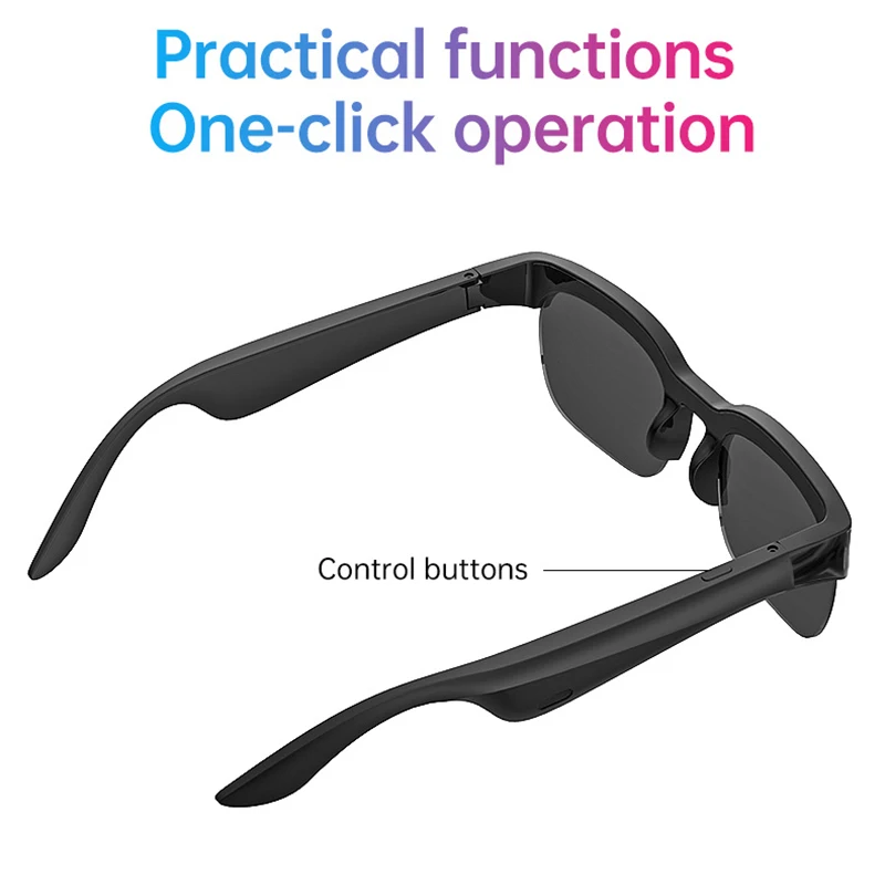 Lenovo Smart Glasses AI Translation Bluetooth Conversation Recording Listening To Music Men Women Smart Sunglasses 2027 New