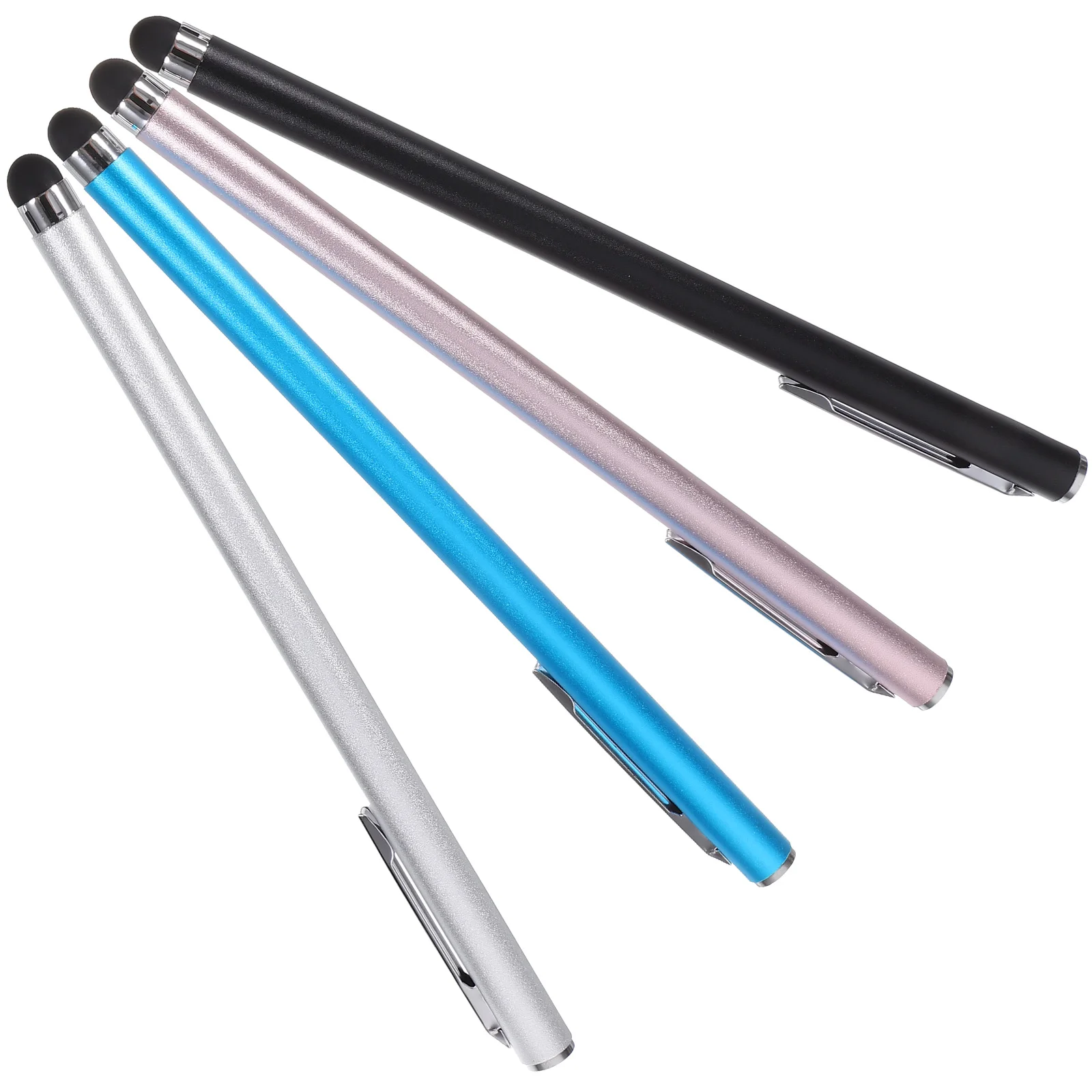 

4 Pcs Capacitive Pen Screen Touch Creative Stylus Electronic High Sensitivity Metal Tube Writing Pens Universal